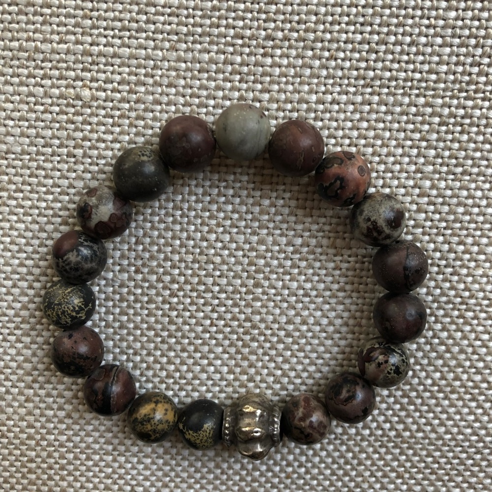 Sisco Berluti Bracelet Beads Stackable Brown Neutral Unisex